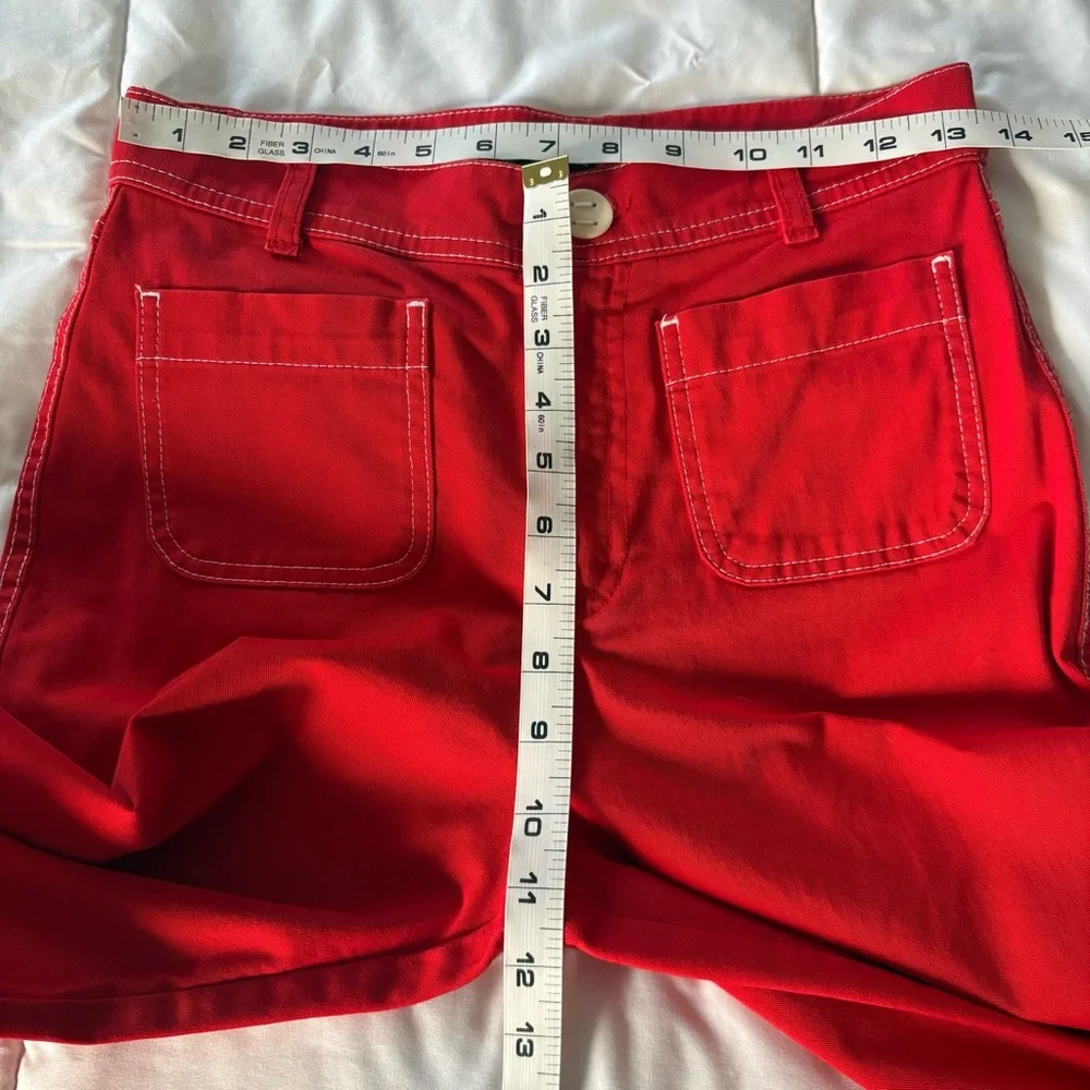 Zara Trf Collection Wide Leg Cropped Streetwear Casual Sz S